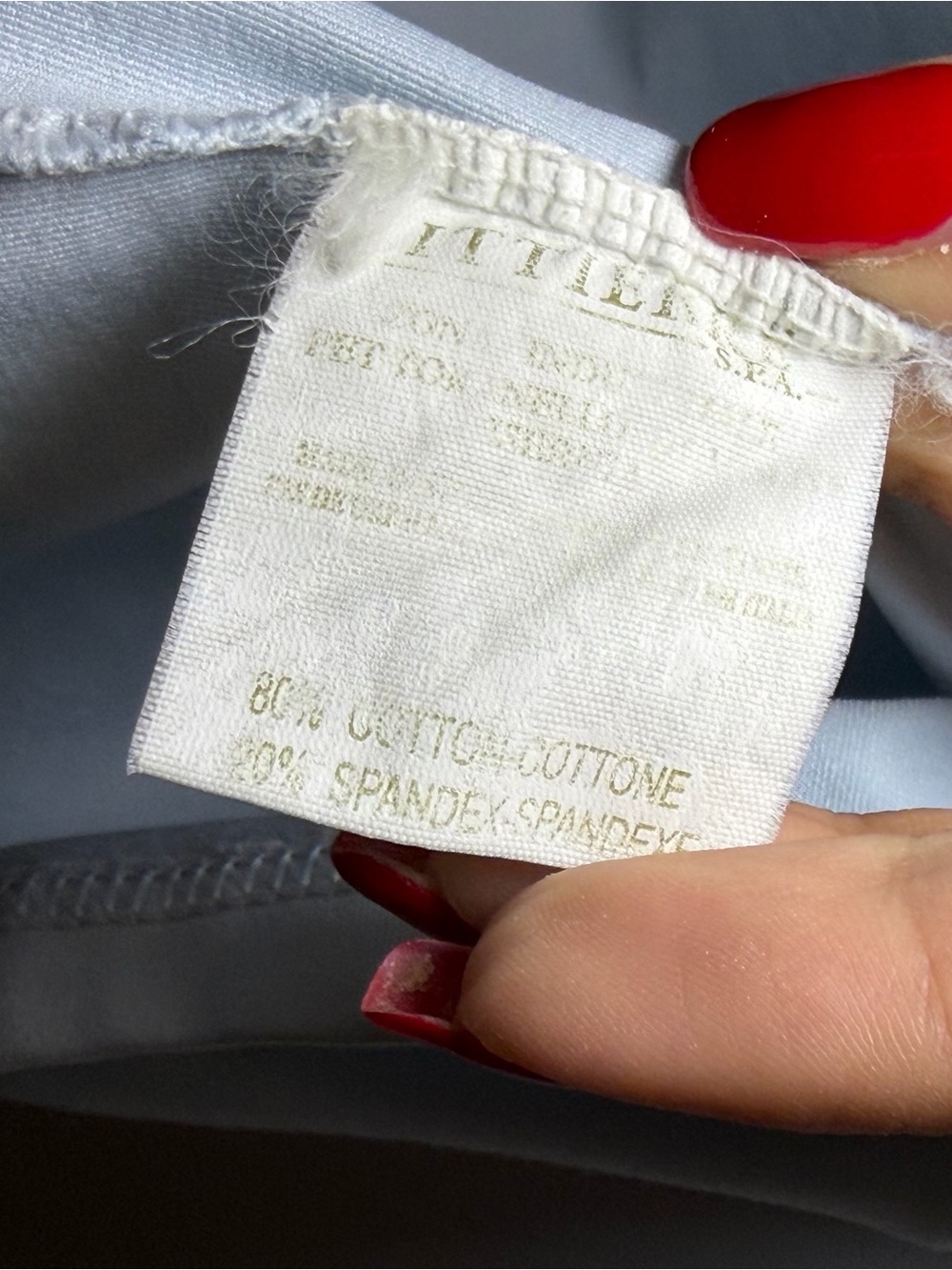 Prada Light Blue Logo Short Sleeve Top - Picture 4 of 6